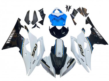 Venta Carenado Moto Yamaha YZF 600 R6 2008-2016 - Blanco Azul Negro Brillante