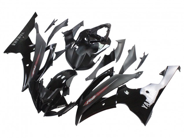 Venta Carenados Moto Yamaha YZF 600 R6 2008-2016 - Negro Brillante Negro Mate