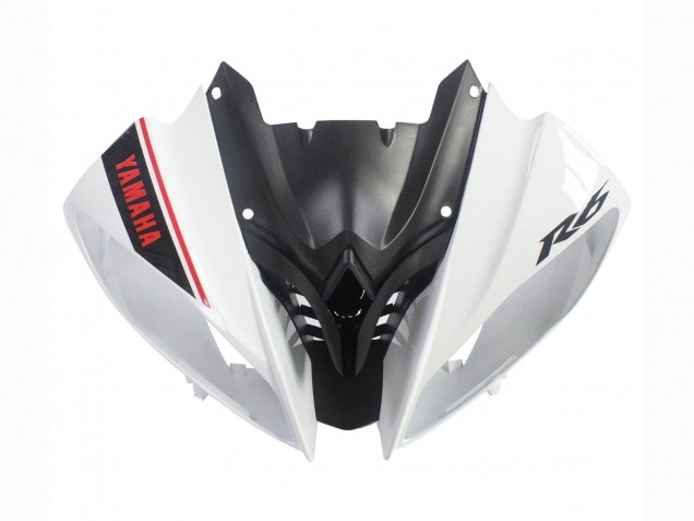 Venta Carenados Moto Yamaha YZF 600 R6 2008-2016 - Blanco Negro Mate Rojo Calcomanías