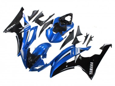 Venta Carenados Moto Yamaha YZF 600 R6 2008-2016 - Blanco Azul Negro Brillante