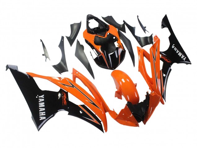 Venta Carenados Moto Yamaha YZF 600 R6 2008-2016 - Naranja Negro
