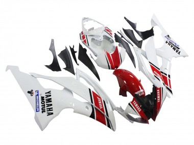 Venta Carenados Moto Yamaha YZF 600 R6 2008-2016 - Blanco Rojo Negro Motul Michelin