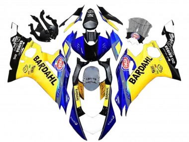 Venta Carenados Moto Yamaha YZF 600 R6 2008-2016 - Amarillo Azul Negro Bardahl