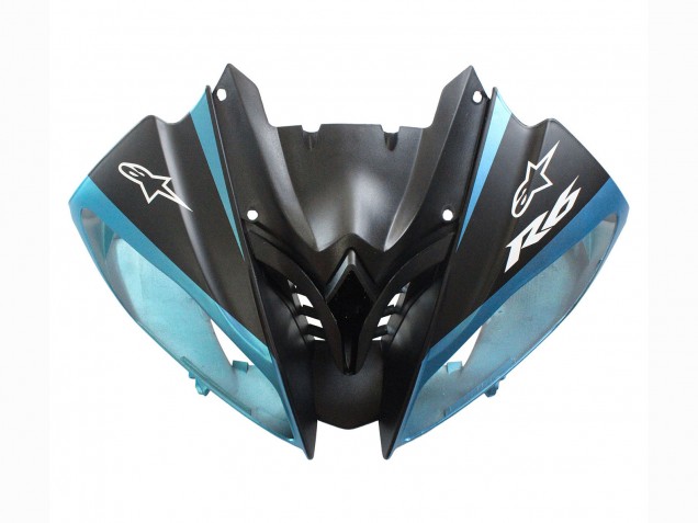 Venta Carenados Moto Yamaha YZF 600 R6 2008-2016 - Azul Claro Negro Mate Petronas ENEOS