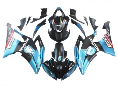 Venta Carenados Moto Yamaha YZF 600 R6 2008-2016 - Azul Claro Negro Mate Petronas ENEOS