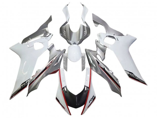 Venta Carenados Moto Yamaha YZF 600 R6 2017-2023 - Plata Blanco Rojo Negro