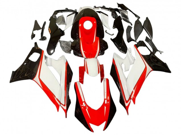 Venta Carenados Moto Yamaha YZF 600 R6 2017-2023 - Blanco Rojo Negro Brillante