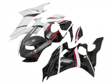 Venta Carenados Moto Yamaha YZF 600 R6 2017-2023 - Blanco Rojo Negro Brillante FibraCarbono Estilo