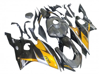 Venta Carenados Moto Yamaha YZF 600 R6 2017-2023 - Oro Negro FibraCarbono