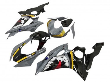 Venta Carenados Moto Yamaha YZF 600 R6 2017-2023 - Gris Amarillo Negro Brillante Tiburón