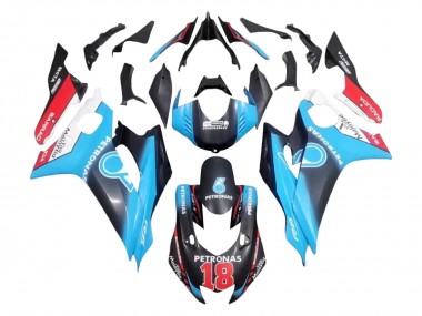 Venta Carenados Moto Yamaha YZF 600 R6 2017-2023 - Blanco Azul Rojo Negro Petronas 18