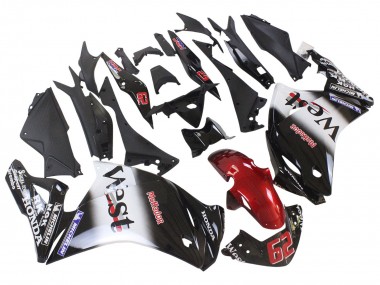 Venta Carenados Moto Honda CBR250RR 2011-2015 - Negro Brillante Blanco West Rojo HRC 62