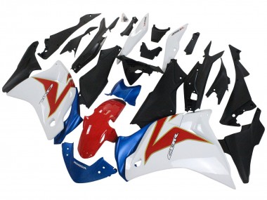 Venta Carenados Moto Honda CBR250RR 2011-2015 - Blanco Rojo Azul Claro