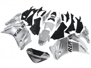 Venta Carenados Moto Honda CBR250RR 2011-2015 - Plata Blanco Negro Repsol