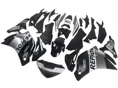 Venta Carenados Moto Honda CBR250RR 2011-2015 - Plata Blanco Negro Brillante Repsol