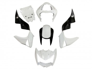 Venta Carenados Moto Kawasaki Z1000 2003-2006 - Blanco Negro Brillante