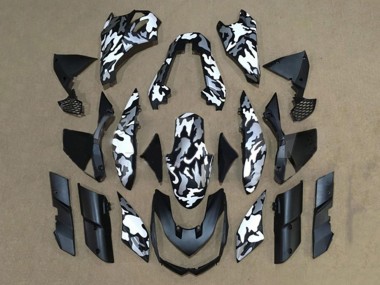 Venta Carenados Moto Kawasaki Z1000 2010-2013 - Negro Blanco Camouflage