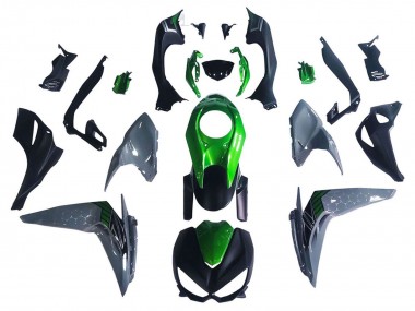 Venta Carenados Moto Kawasaki Z1000 2014-2019 - Negro Verde Gris