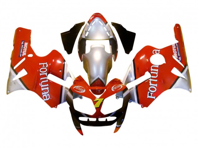 Venta Carenados Moto Kawasaki ZX12R 2002-2006 - Rojo Plata Fortuna