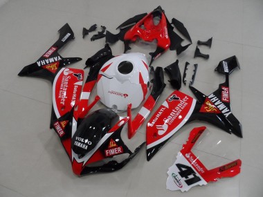 Venta Carenados Moto Yamaha YZF R1 2007-2008 - Rojo Blanco Negro Volvo Fimer Santander