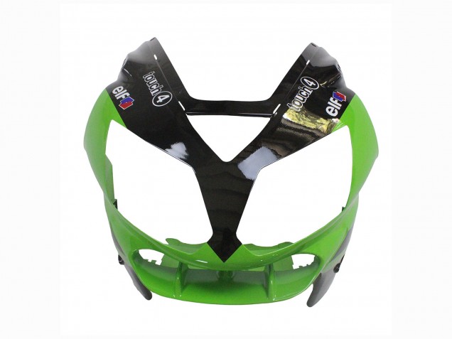 Venta Carenado Moto Kawasaki ZX12R 2002-2006 - Verde Negro Brillante Elf Touch4 Monstruo