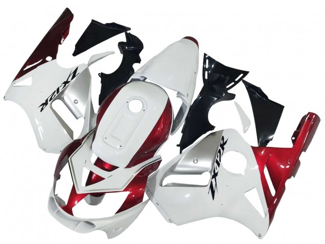 Venta Carenados Moto Kawasaki ZX12R 2002-2006 - Blanco Rojo Negro