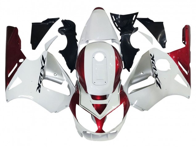 Venta Carenados Moto Kawasaki ZX12R 2002-2006 - Blanco Rojo Negro
