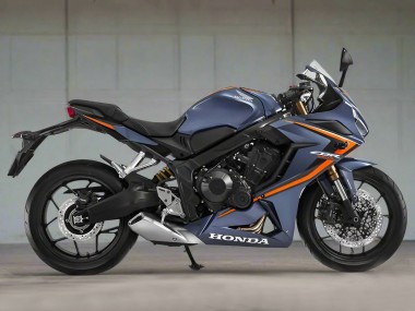 Venta Carenados Moto Honda CBR650R 2019-2020 - Azul Oscuro Brillante Naranja Negro