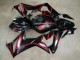 Venta Carenados Moto Honda CBR650R 2021-2023 - Negro Brillante Rojo Raya