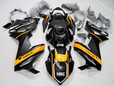 Venta Carenados Moto Honda CBR650R 2021-2023 - Negro Mate Amarillo HRC