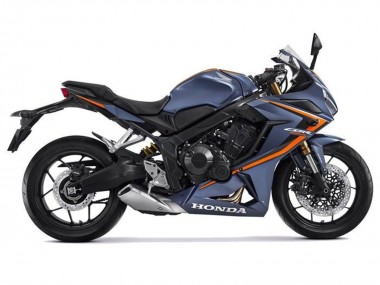 Venta Carenados Moto Honda CBR650R 2021-2023 - Azul Mate Oscuro Naranja Negro