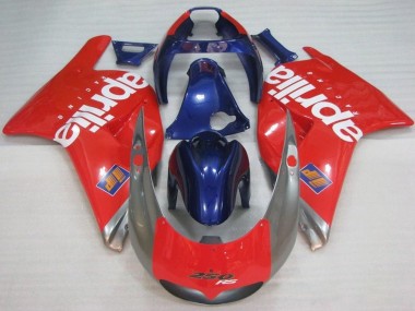 Venta Carenados Moto Aprilia RS250 1995-1997 - Rojo Plata Azul Blanco