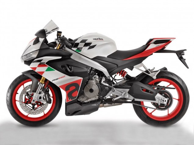Venta Carenados Moto Aprilia RS660 2020-2024 - Blanco Rojo Negro FibraCarbono Verde