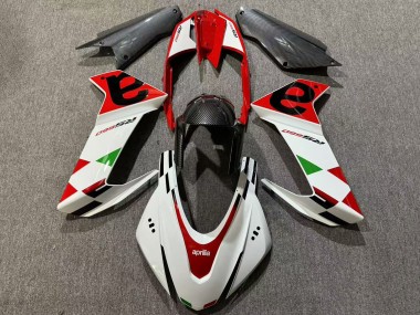 Venta Carenados Moto Aprilia RS660 2020-2024 - Blanco Rojo Negro FibraCarbono Verde