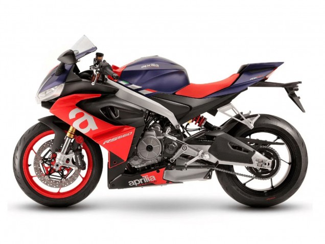 Venta Carenados Moto Aprilia RS660 2020-2024 - Azul Mate Rojo Plata