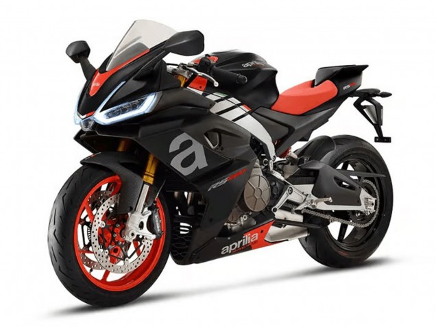 Venta Carenados Moto Aprilia RS660 2020-2024 - Negro Mate Plata Rojo