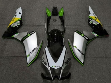 Venta Carenados Moto Aprilia RSV4 1000 2009-2015 - Plata Negro Verde Amarillo