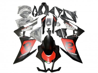 Venta Carenados Moto Aprilia RSV4 1000 2009-2015 - Negro Mate Rojo Blanco