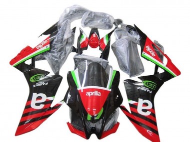 Venta Carenados Moto Aprilia RSV4 1000 2009-2015 - Rojo Verde Negro Raya
