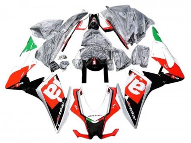 Venta Carenados Moto Aprilia RSV4 1000 2009-2015 - Rojo Negro Plata Verde
