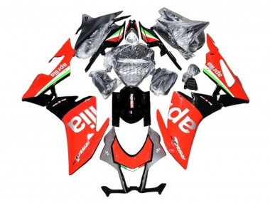 Venta Carenados Moto Aprilia RSV4 1000 2009-2015 - Rojo Plata Negro Verde Blanco