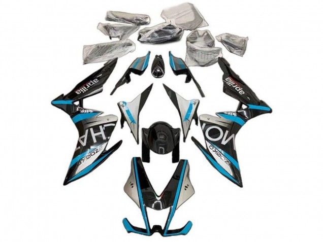 Venta Carenados Moto Aprilia RSV4 1000 2009-2015 - Plata Negro Azul