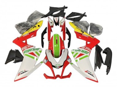 Venta Carenados Moto Aprilia RSV4 1000 2009-2015 - Blanco Rojo Verde Amarillo