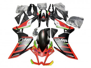Venta Carenados Moto Aprilia RSV4 1000 2009-2015 - Negro Mate Rojo Verde Blanco