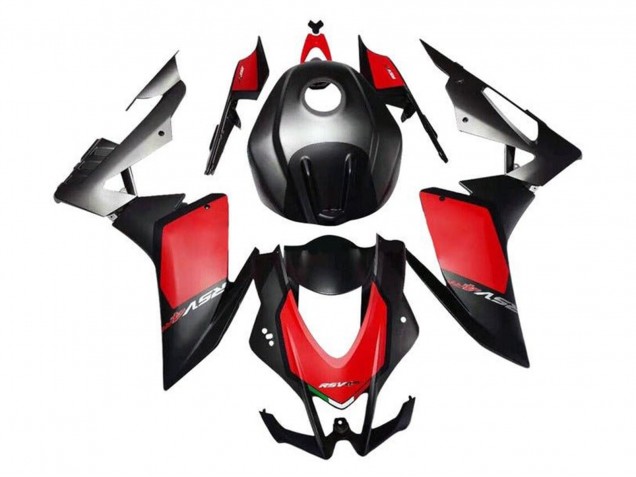 Venta Carenados Moto Aprilia RSV4 1000 2016-2020 - Negro Mate Rojo Gris