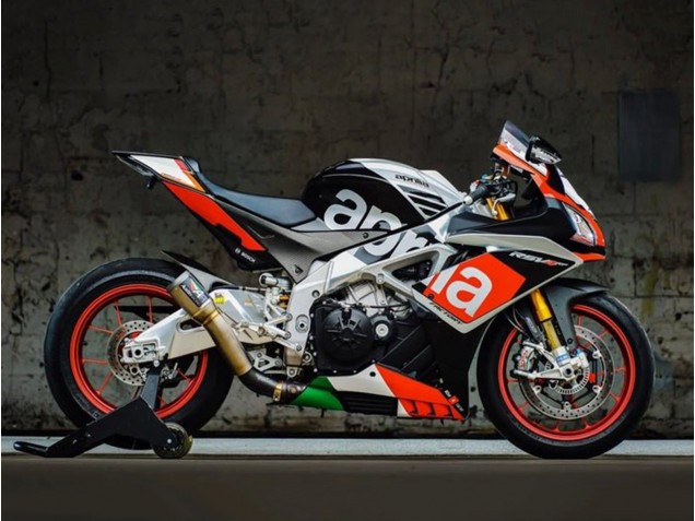 Venta Carenados Moto Aprilia RSV4 1000 2016-2020 - Negro Mate Plata Rojo Verde