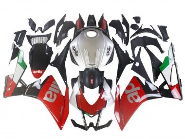 Venta Carenado Moto Aprilia RSV4 1000 2016-2020 - Rojo Plata Negro Verde