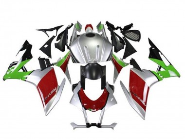 Venta Kits Carenado Moto Aprilia RSV4 1000 2016-2020 - Plata Rojo Negro Verde