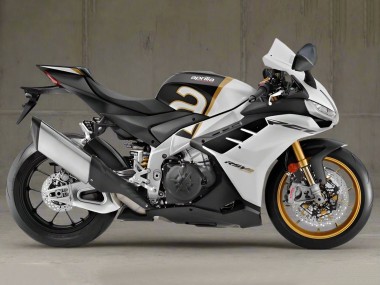 Venta Carenados Moto Aprilia RSV4 1100 2021-2024 - Blanco Negro Oro