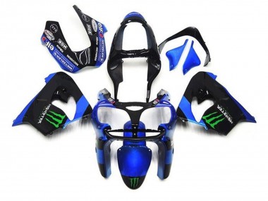 Venta Carenados Moto Kawasaki ZX9R 2002-2003 - Azul Negro Verde Monstruo